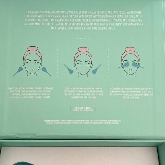 ACE OLOGY Aqua Ice Spoon Facial Massager #ACETIME - Picture 4 of 6